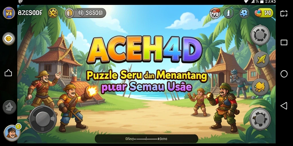 Gameplay menarik ACEH4D dengan tantangan puzzle yang seru.