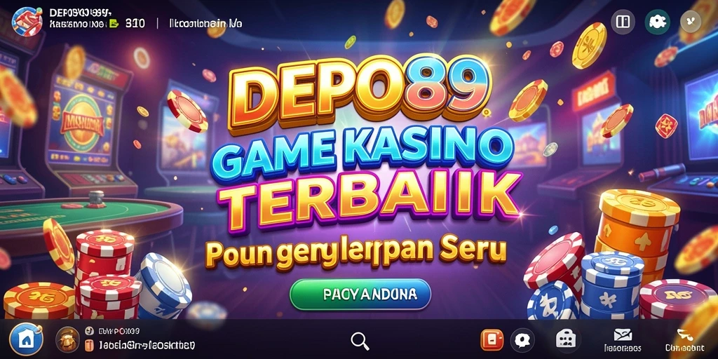 Tampilan gameplay seru di DEPO89 dengan berbagai pilihan permainan Kasino.