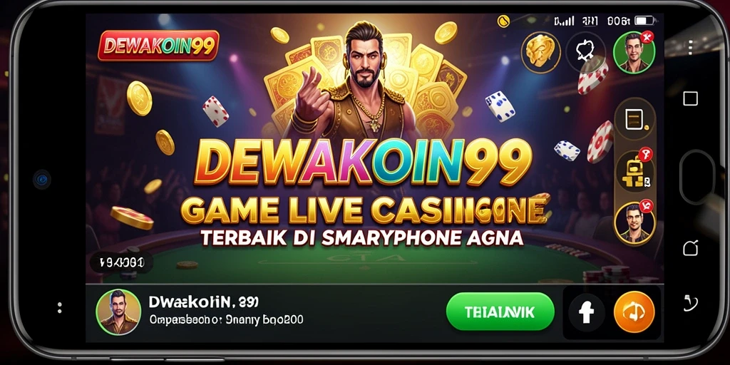 Tampilan gameplay Live Casino yang mengasyikkan di DEWAKOIN99.