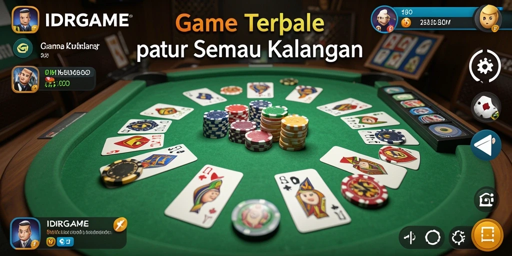 Tangkapan layar gameplay Gaple yang menarik dan penuh warna.