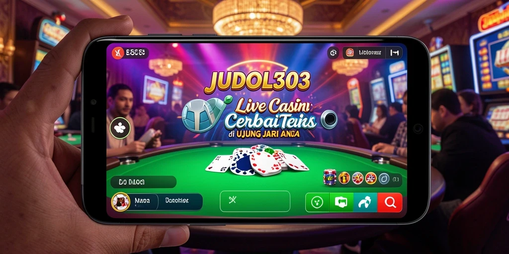 Screenshot JUDOL303 menampilkan dealer dan pemain dalam suasana Live Casino yang mendebarkan.