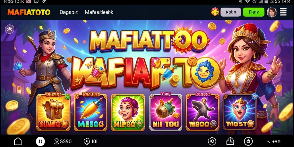 Tampilan gameplay MAFIATOTO dengan grafis dan fitur menarik.