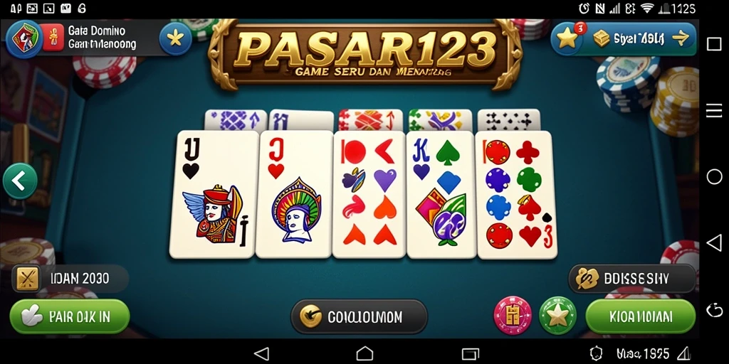 Tampilan gameplay PASAR123 yang menegangkan dan seru.