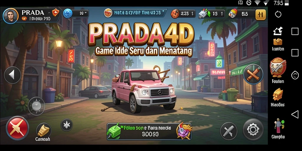 Tampilan gameplay <strong>PRADA4D</strong> yang menarik dengan grafis yang memukau.
