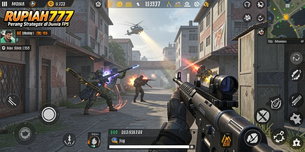 Screenshot gameplay RUPIAH777 menunjukkan aksi tembak-menembak yang mendebarkan.